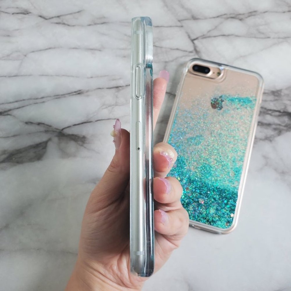 Personalized Name Glitter Waterfall Case - Picture 2 of 3